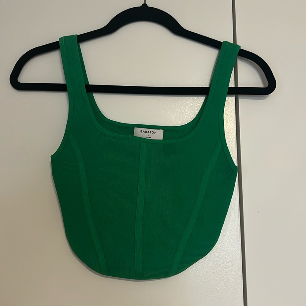 Aritzia Babaton sculpt knit bustier tank